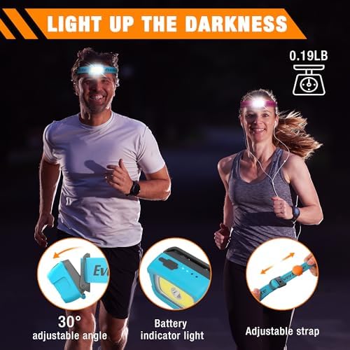 Hiking Lights Rechargeable Headlamp Bundle