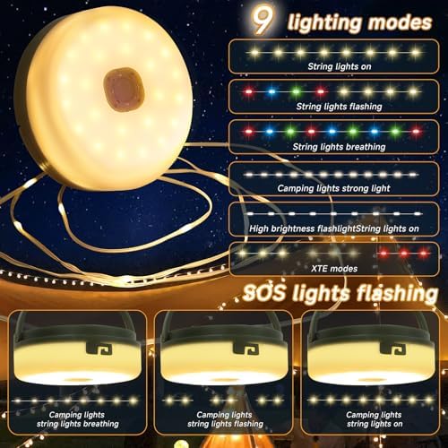 Heavy-Duty Camping Lights for Tents