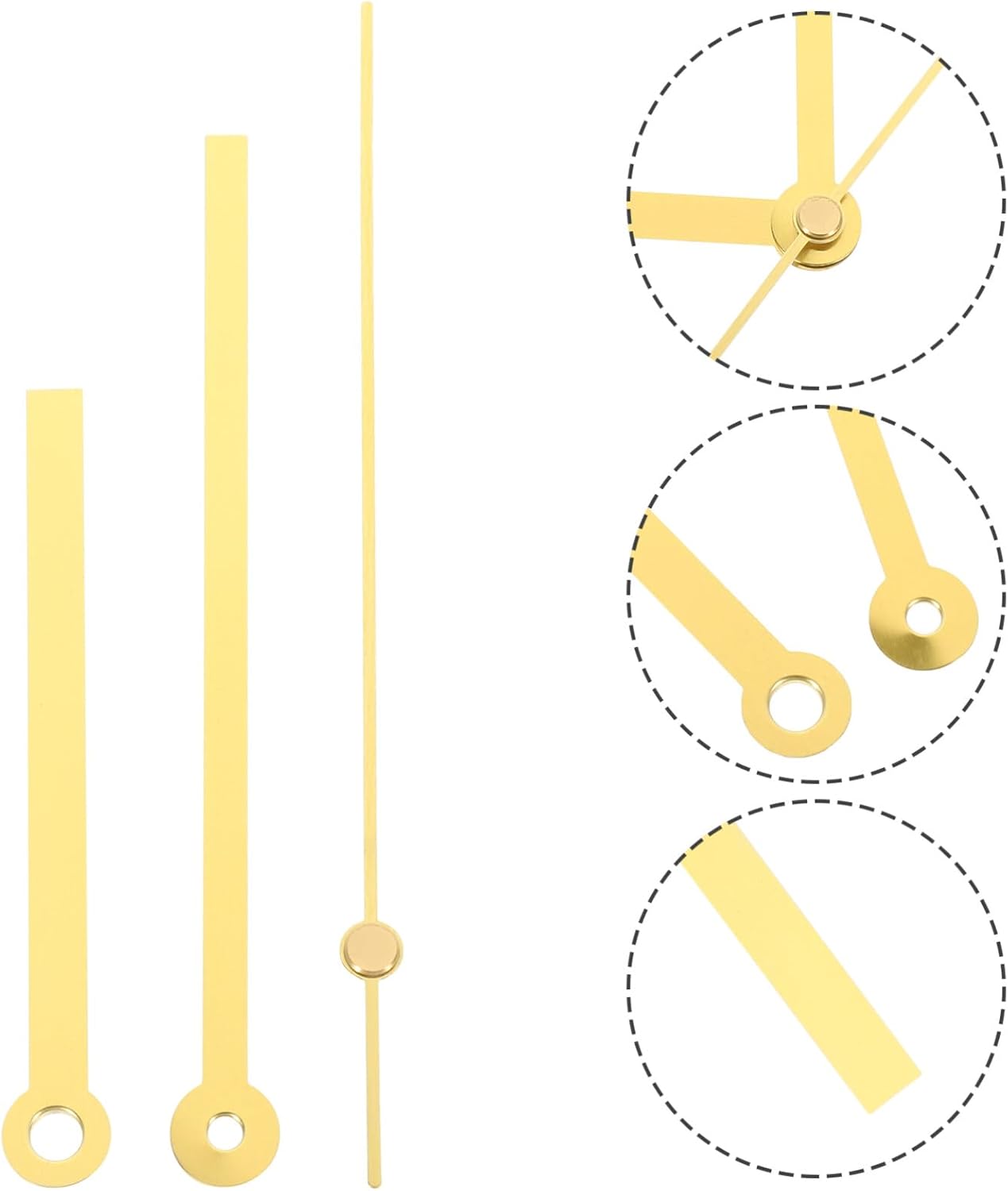 Hemobllo Clock Golden