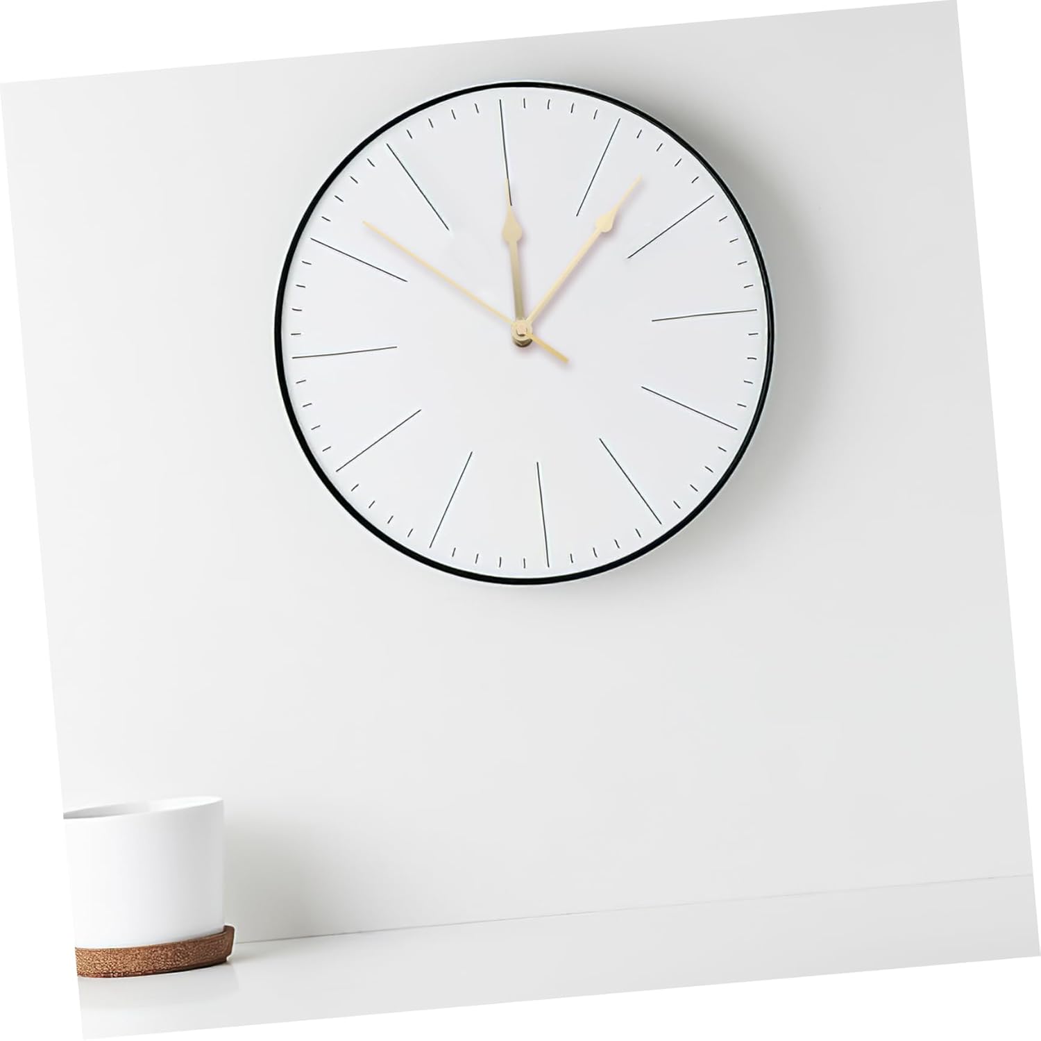 DOITool Clock Hands Set Golden Plastic Replacement for Wall Clocks