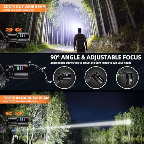 Bright Adjustable Rechargeable Headlamp