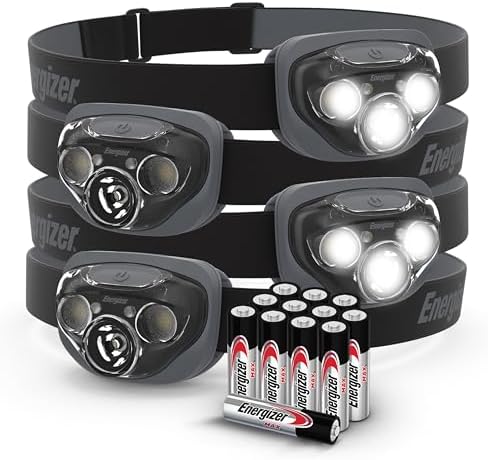 Energizer LED Headlamps PRO260 IPX4 LEDs Bright for Camping Storm Survival