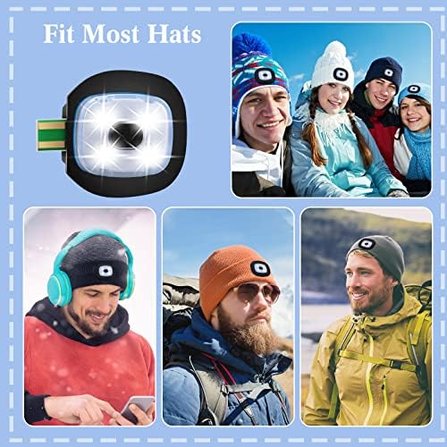Adjustable LED Headlamp Hat with Rechargeable Power and 3 Brightness Levels