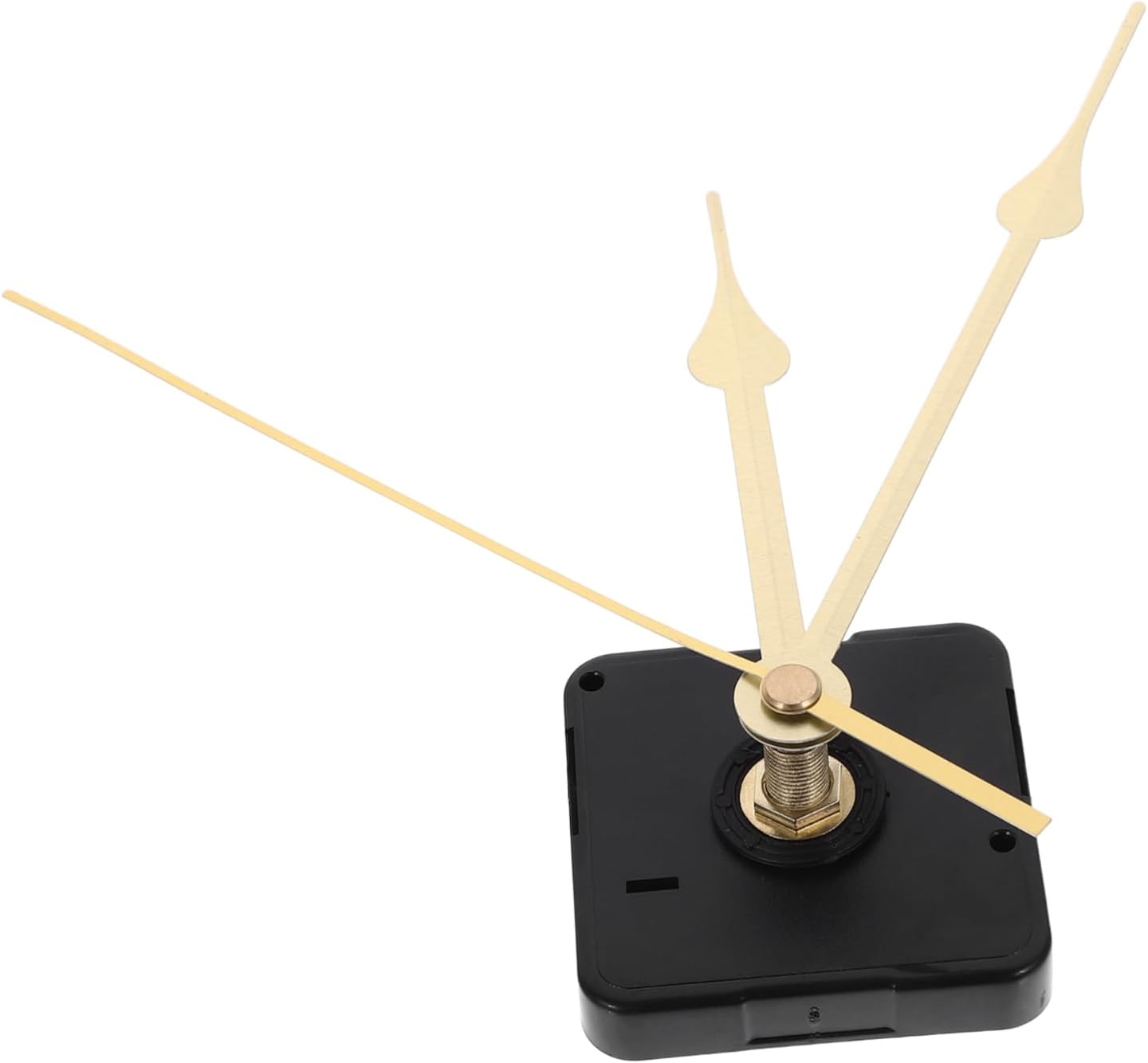 DOITool Clock Hands Set Golden Plastic Replacement for Wall Clocks