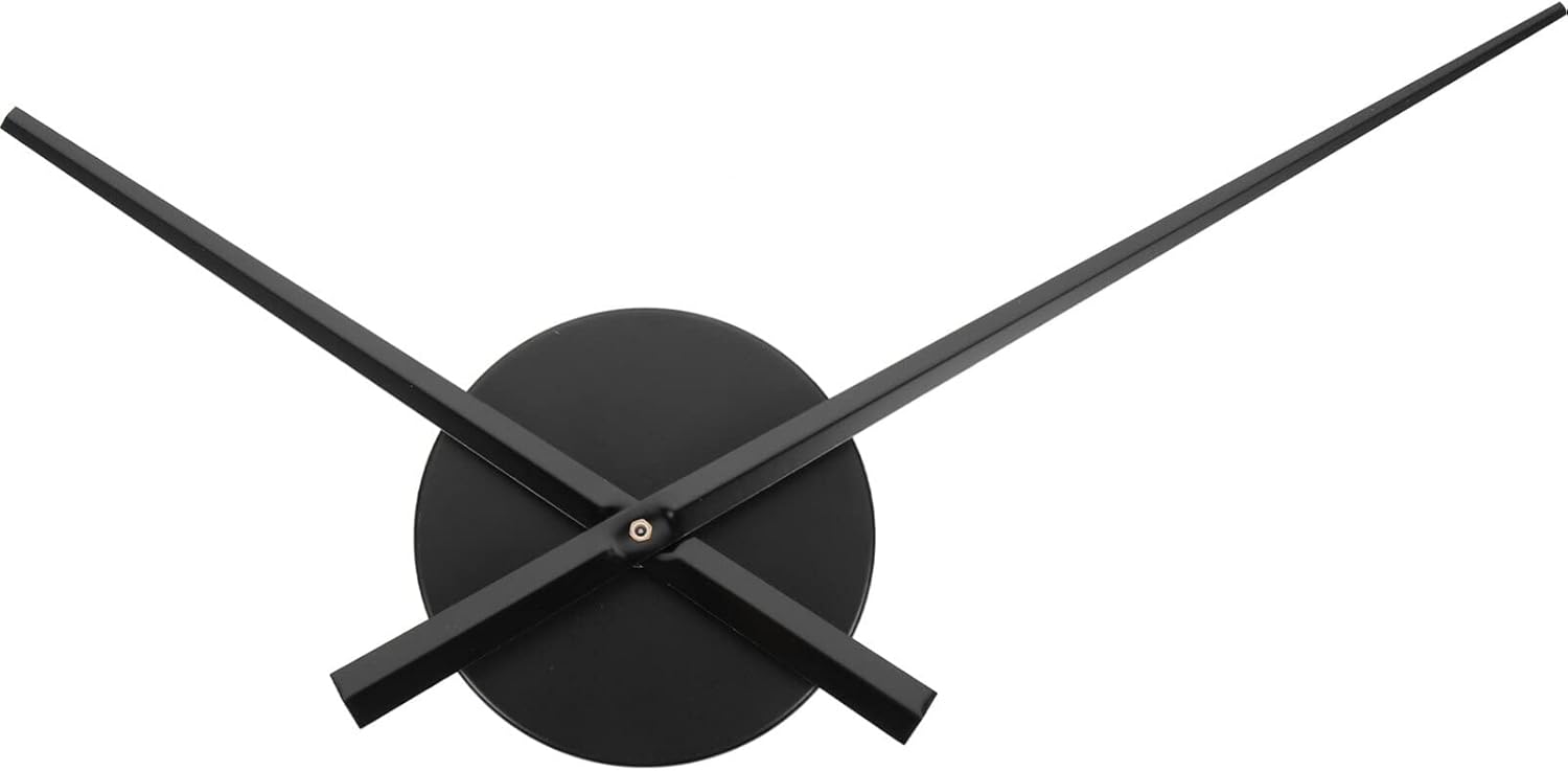 Premium silent 3D wall clock movement for DIY quartz clocks Black