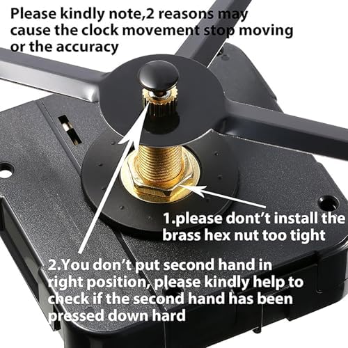 Precise Long Shaft Clock Movement Kit