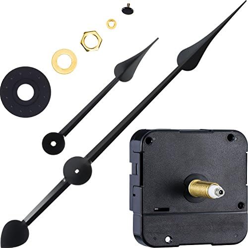 WILLBOND - Durable Clock Movement for DIY Clocks with 7-inch Spade Hands