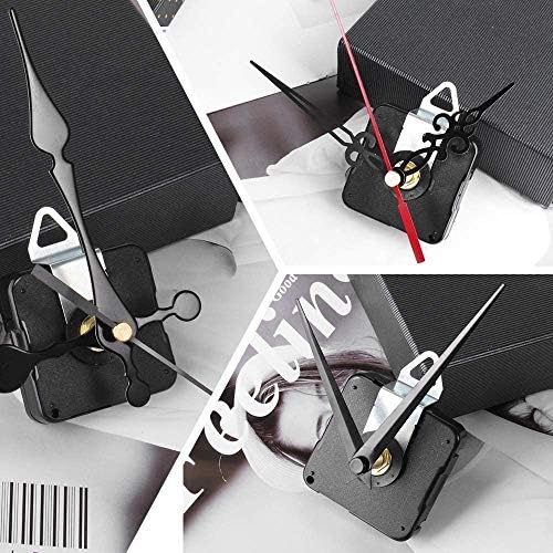 Sterling Clock Movement Kit by Esteopt- Replacement Parts for Long and Short Shaft Wall Clocks