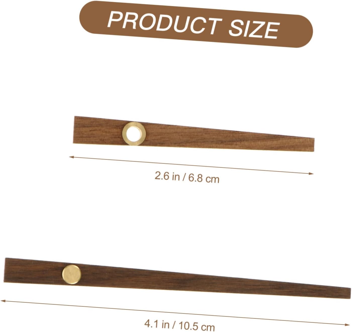 5-Set Wooden Clock Hands