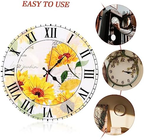 Silent Quartz Clock Mechanism Replacement Kit