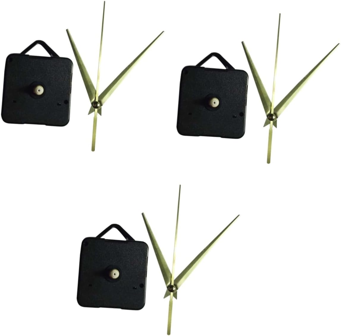 DOITOOL 3pcs Silent Wall Clock Movement Kit