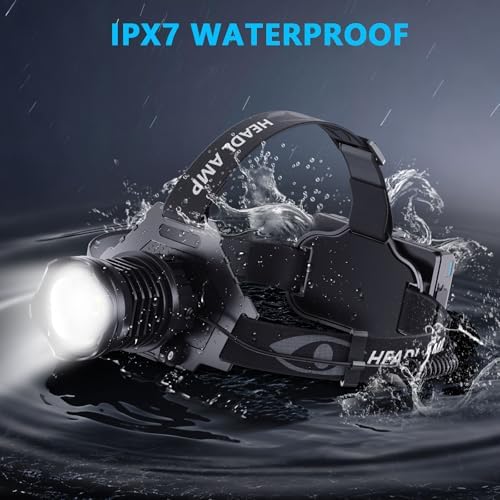 900000 Lumens LED Headlamp with Adjustable Modes