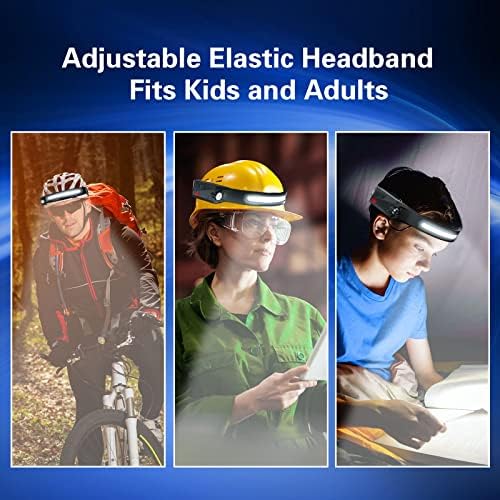 OSOOS Rechargeable LED Headlamp 1000-Lumen 230-Degree Light with Motion Detection Lightweight