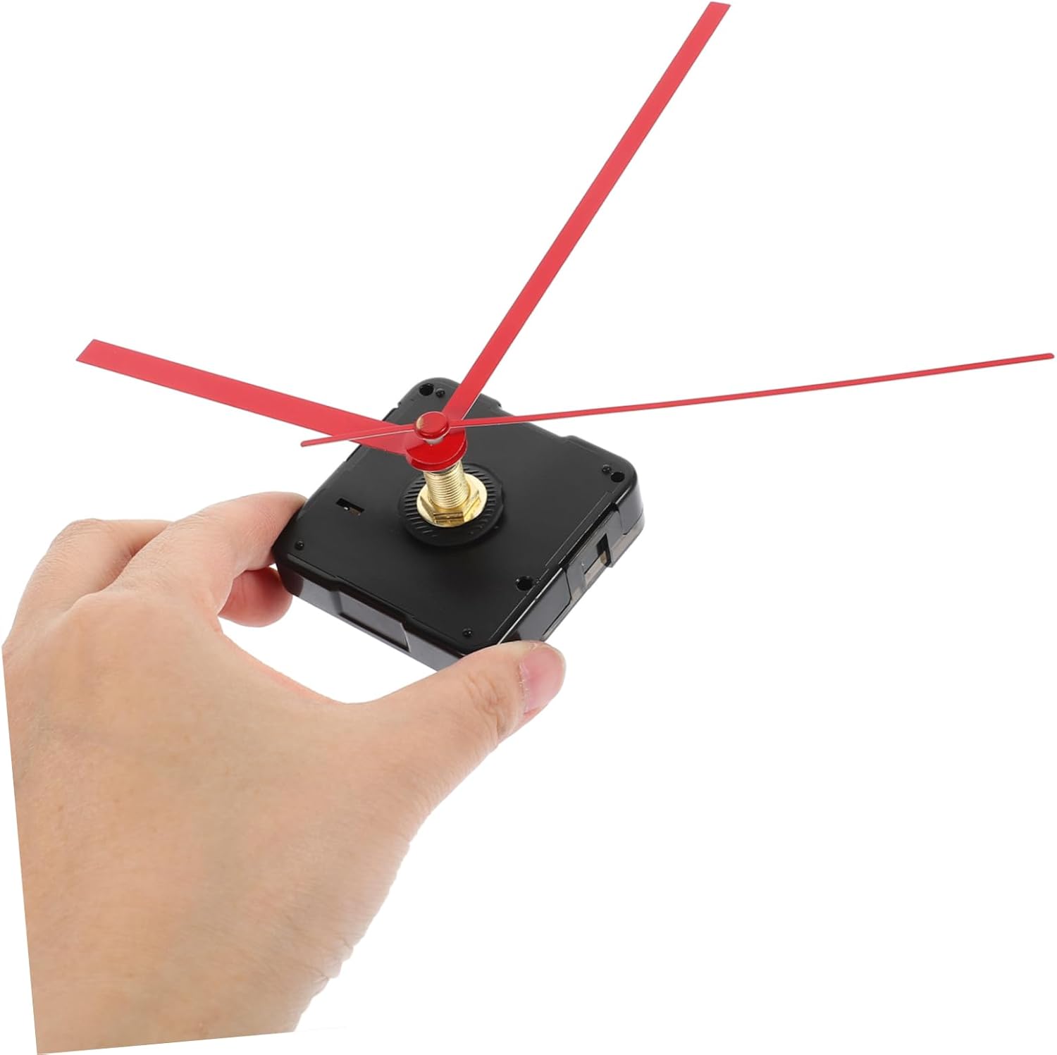 2PCS NON-TICKING RED CLOCK HANDS SET FOR WALL CLOCKS