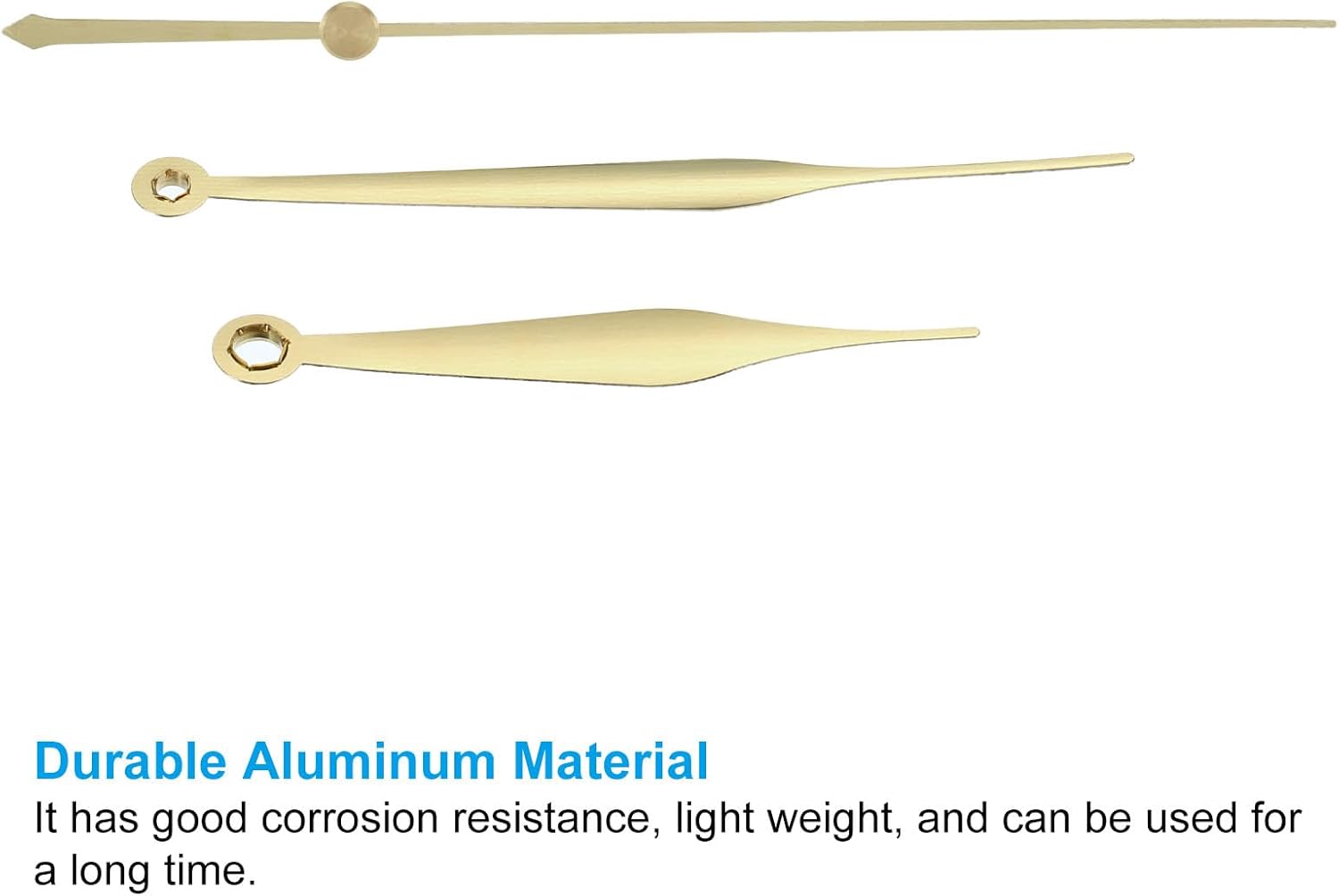Premium Aluminum Replacement Clock Hands Kit
