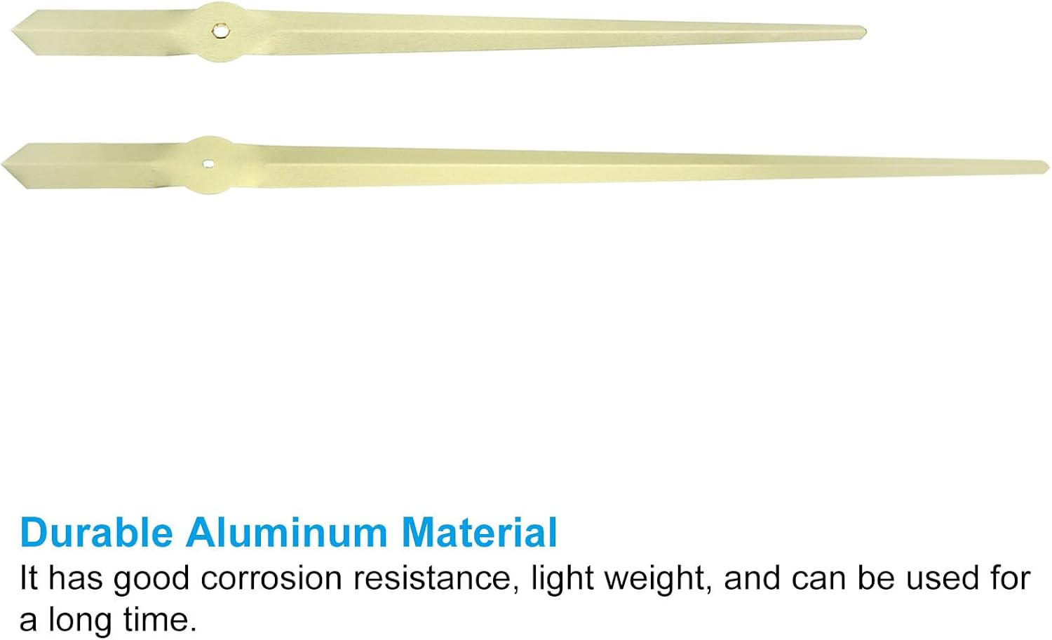 Replacement Clock Hands Kit - Aluminum for DIY Clock Repair