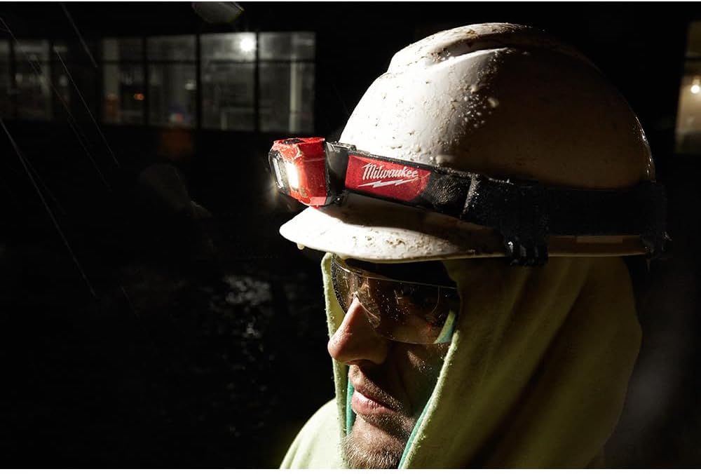 Adjustable Flood Headlamp 450 Lumens Milwaukee