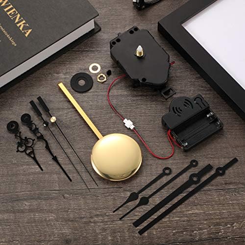 Hicarer Quartz Pendulum Trigger Clock Movement Chime Music Box Complete Pendulum Clock Kit