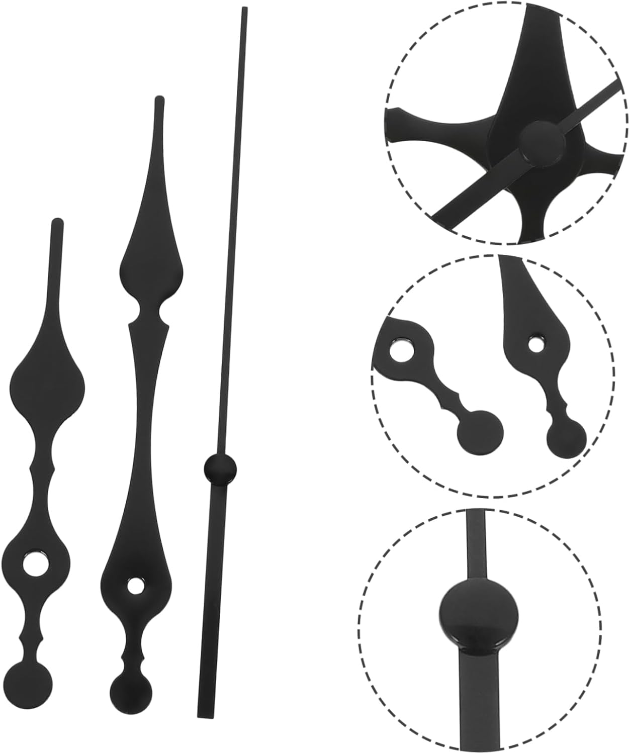 DOITool 10-Piece Muted Clock Hand Kit for Repair Stylish and Durable