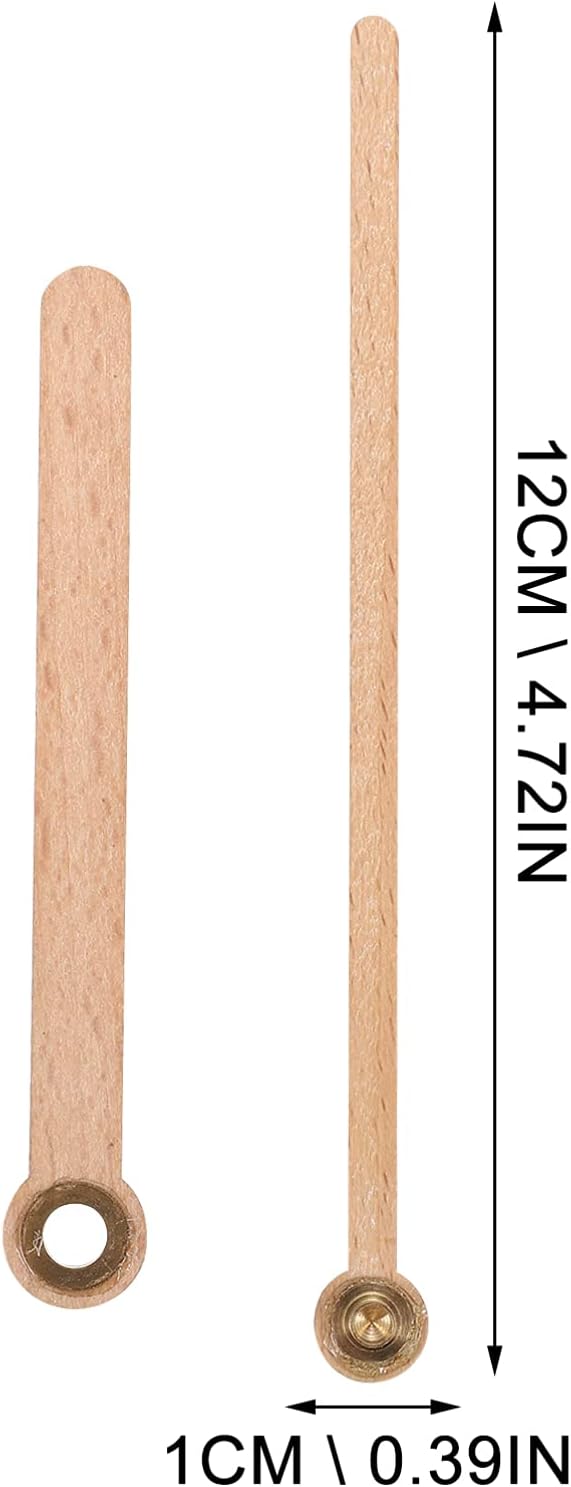 EXCEART Replacement Wooden Clock Mechanism CC1 for Mobile Clocks