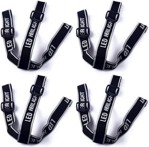 4-Pack Headlamp Strap