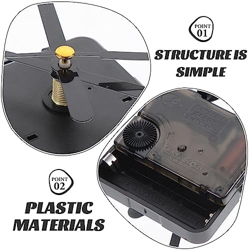 OSALADI DIY Plastic Clock Mechanism Kit