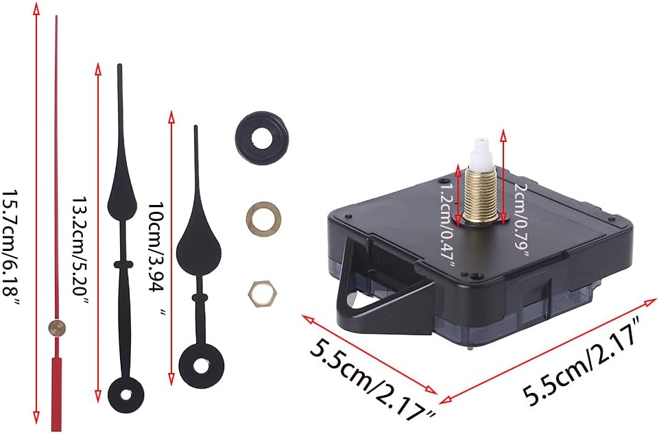 Explore Smooth Clock Movement for 4 to 6 Wall Clocks