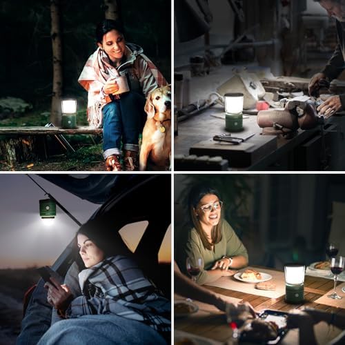 1500LM LED Camping Lantern Waterproof with 4 Light Modes