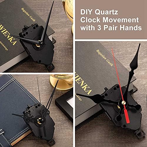 DIY Clock Kit Easy-to-Use Wall Clock Replacement with Precision Movements