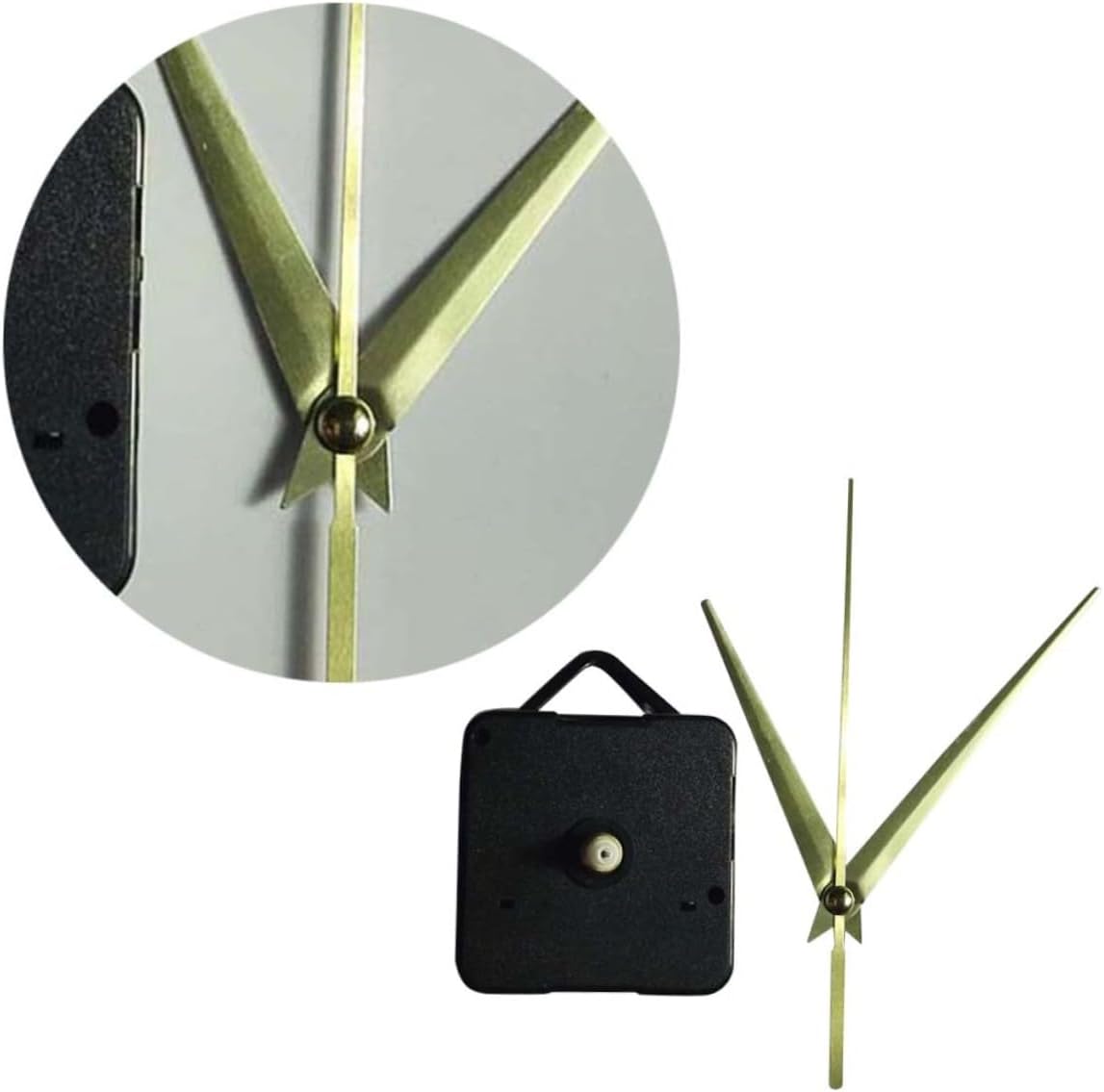 DOITOOL 3pcs Silent Wall Clock Movement Kit