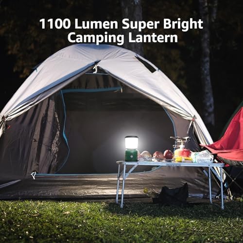 1500LM LED Camping Lantern Waterproof with 4 Light Modes