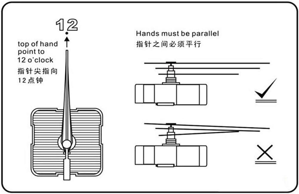Stylish Battery-Operated Clock Repair Mechanism