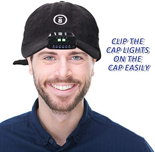 2-Piece LED Clip-On Cap Lights