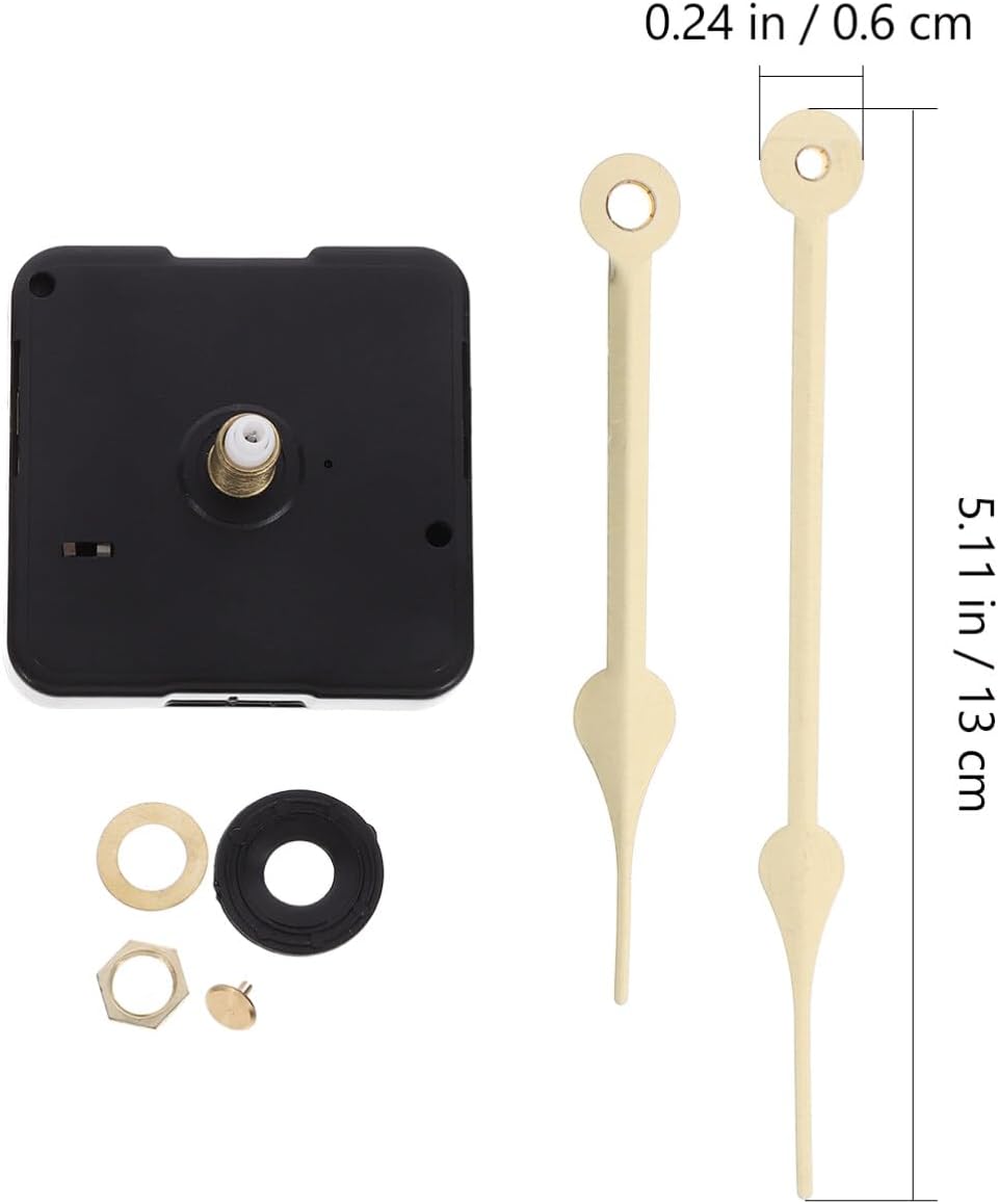 Versatile Plastic Clock Mechanism Kit