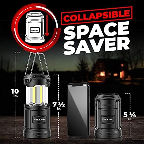 GearLight Camping Lantern 360 Lighting for Emergencies