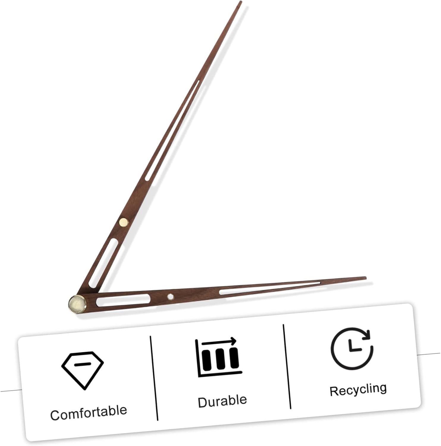 Housitol 100-Piece Wood Clock Hand Assembly Set