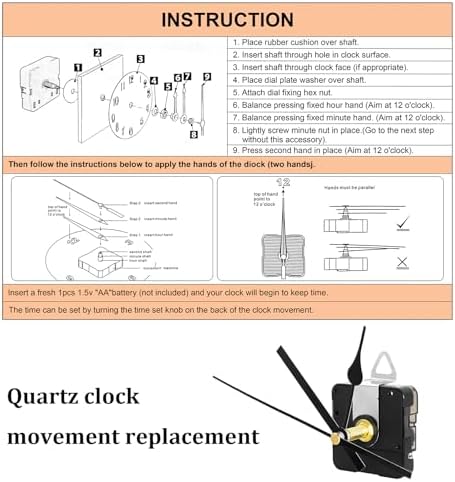 Nufiwra28mm Replacement Clock Movement