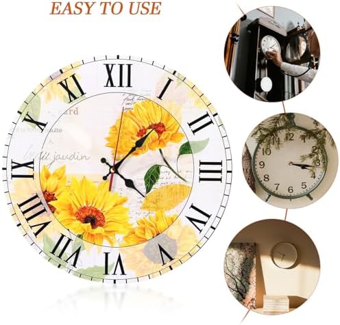 Clock Mechanism Kit Quiet Battery-Operated Replacement