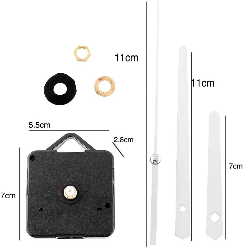 Con-Clock 1 Set TV Background Crystal Clock Kit for Living Room