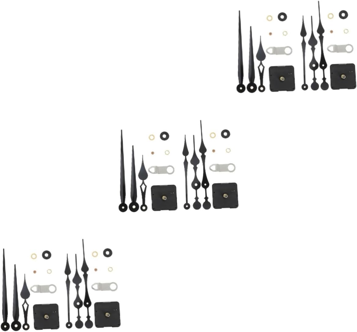DOITOOL 6-Set Wall Clock Mechanism Set