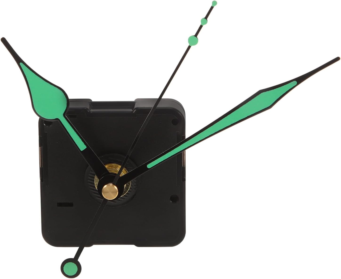 UOnlytech Luxury Clock Hands Luminous Plastic DIY Wall Clocks with Replaceable Movement Parts