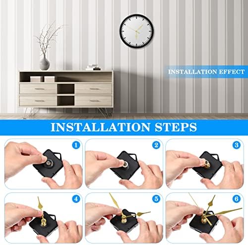 DOITool Silence Quartz Clock Movement Kit for DIY Wall Clocks