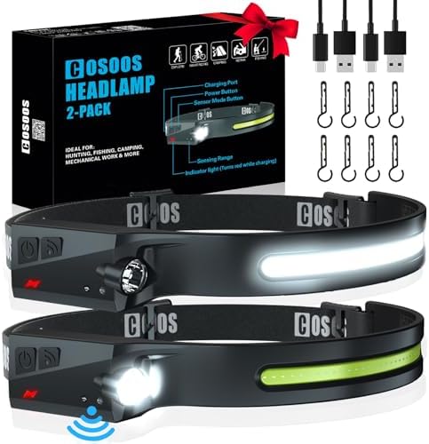 COSOOS Rechargeable Headlamp