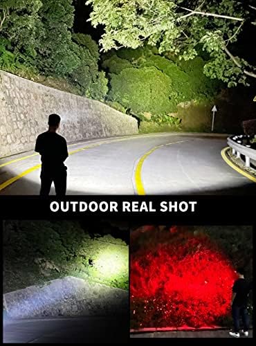COB LED Headlamp Rechargeable Waterproof 270-Degree Floodlight