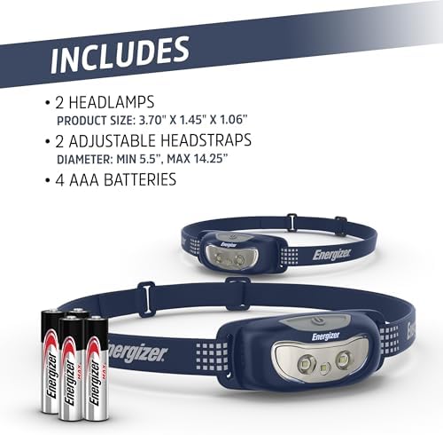 Energizer Universal LED Headlamp Bright Paramdat for Camping Beyond