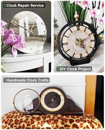 Elegant Multicolour Clock Hand Set Perfect for Large Walls and DIY Projects
