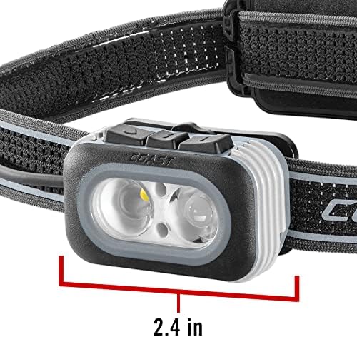 Coast RL20R 1000 Lumen Headlamp Bright Safe Reliable for Hiking