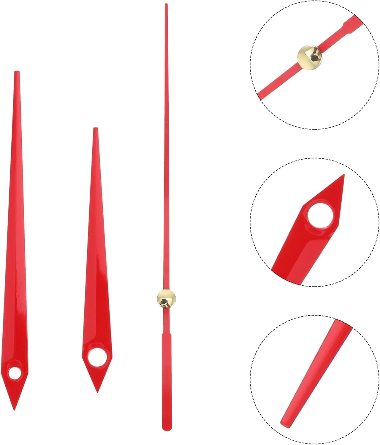 Hemobllo 30 Sets Wall Clock Metal Clock Movement Precision Pointer