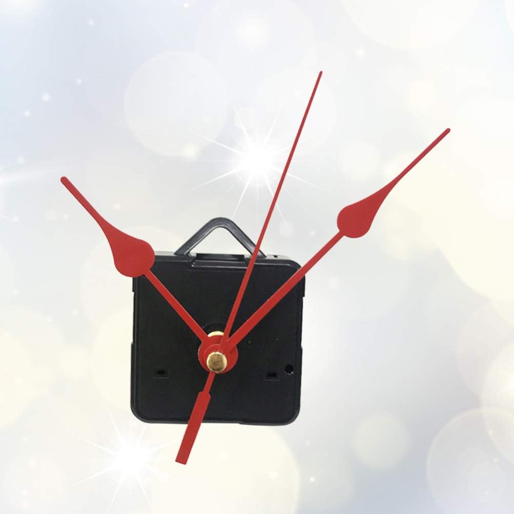 DOITOOL Silence Quartz Clock Movement with 3 Hands Red