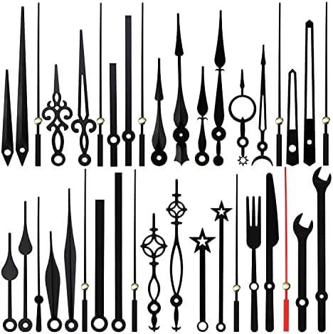 Creative DIY Clock Parts Black Clock Hands with Precision Movement